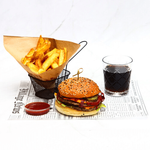 Double Cheeseburger Menu