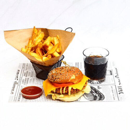 Spicy Chicken Burger Menu
