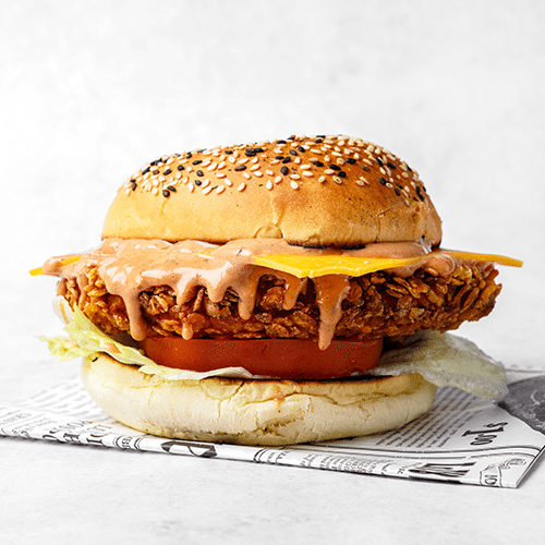 Cheesy Chicken Burger