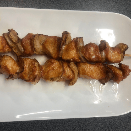 chicken stick with onion