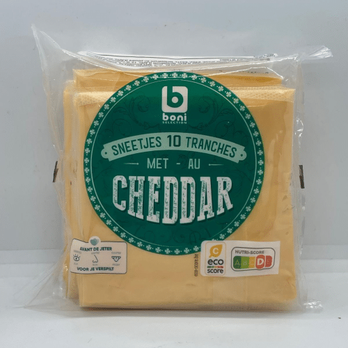Boni 10 tranches Cheddar 250g