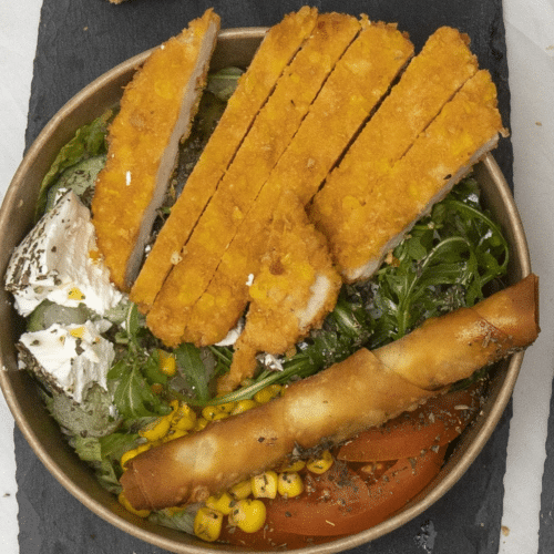 Salade chaude généreuse 100% au choix