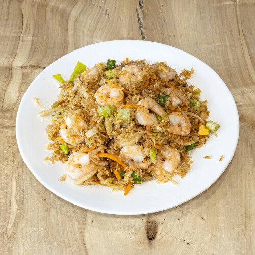 Riz sauté aux scampis