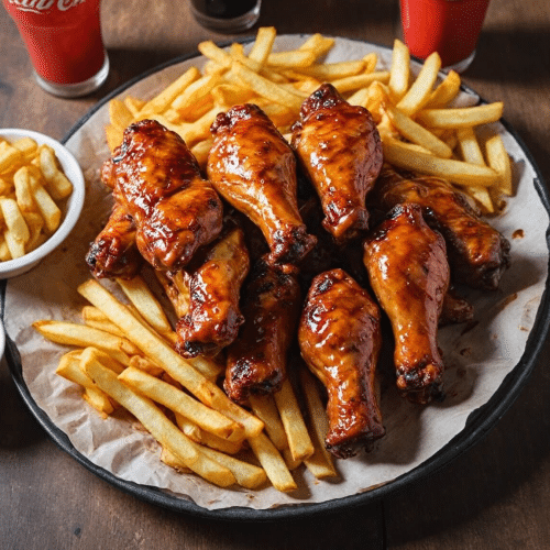 Gegrilde chicken wings menu