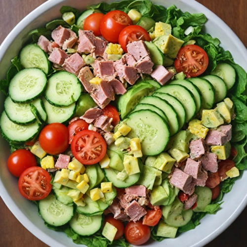 Salade mix tonijn