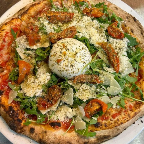 Pizza burrata