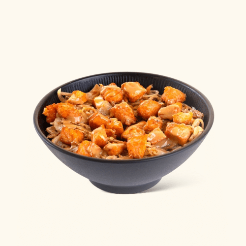 Donburi saumon frit
