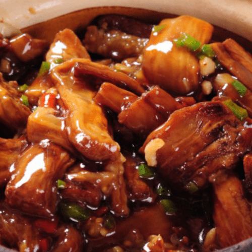 Gebakken aubergines met XO saus