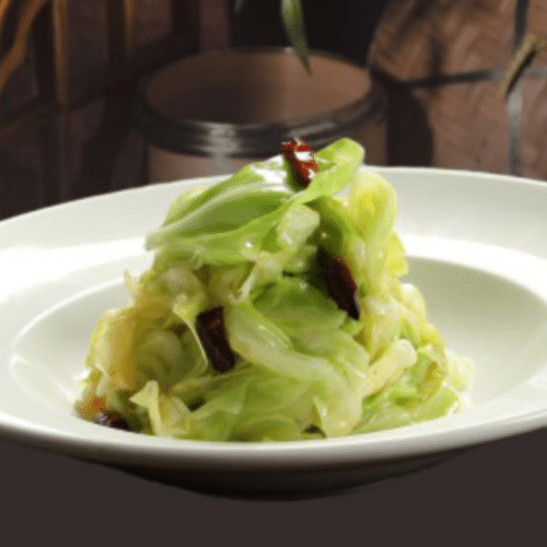 Gestoofde witte kool