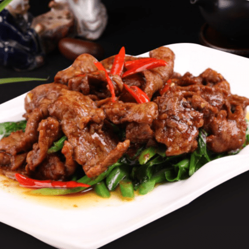 Rundvlees met sha-cha saus