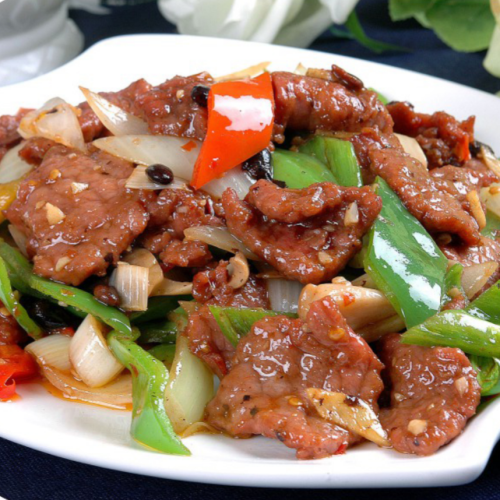 Rundvlees met zwarte bonensaus