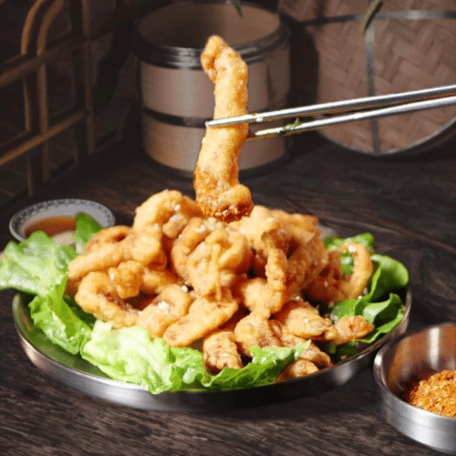 Speciaal klein krokant vlees