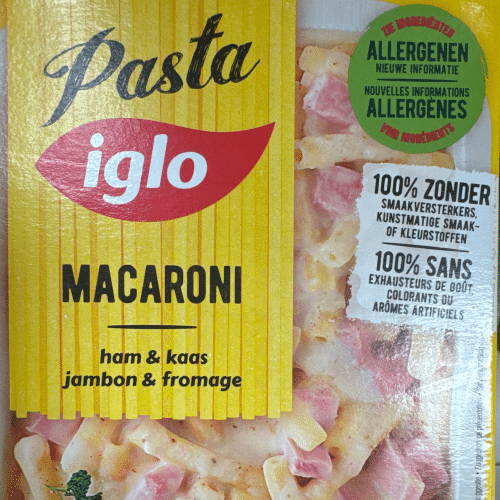 Iglo macaroni jambon&fromage450g