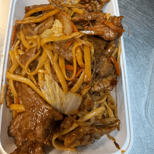 Nouilles sautées au bœuf