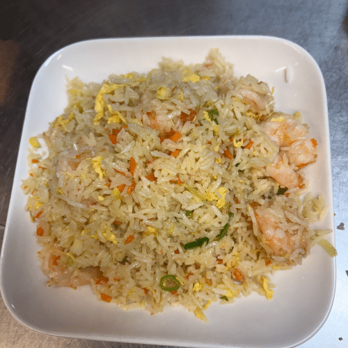 Riz sauté aux scampis