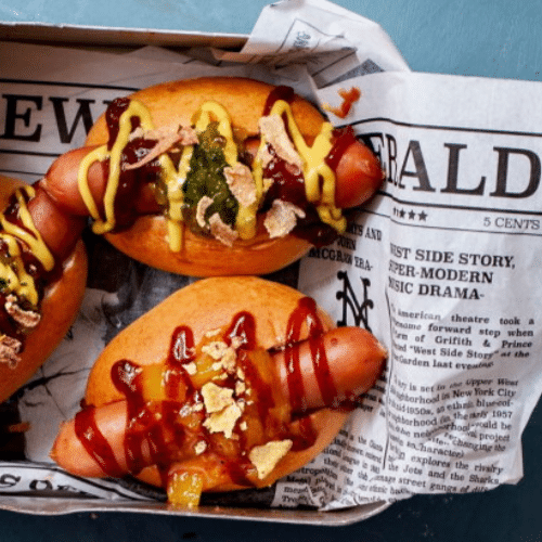 Mini hot dogs (2 stuks)