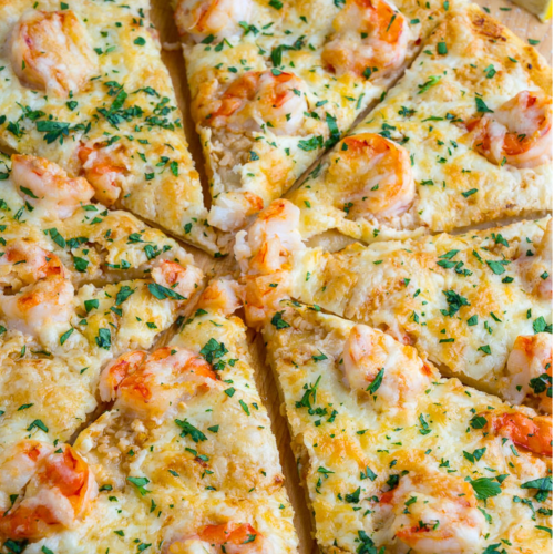 Pizza scampi