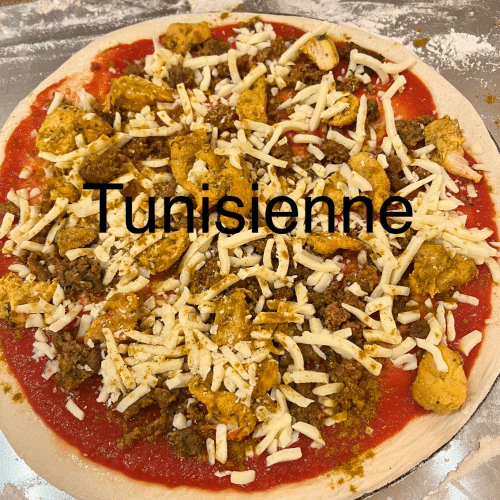 Pizza tunisienne