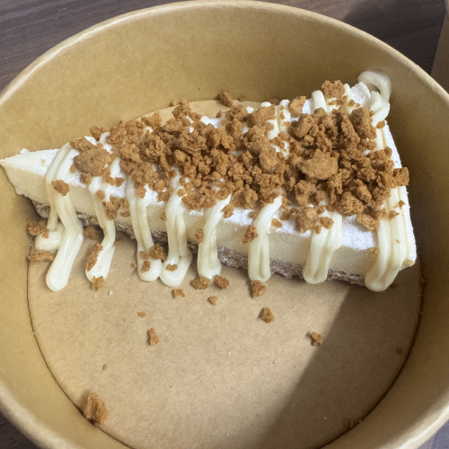 White Chocolate Speculoos Cheesecake