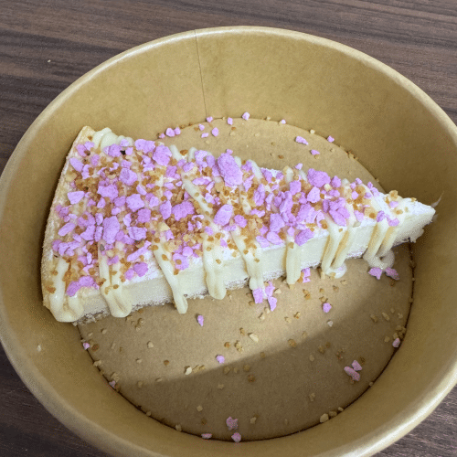 White Chocolate Strawberry Cheesecake