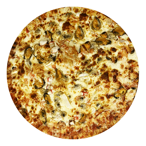 Pizza fruits de mer