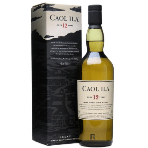 Caol Ila 12y single malt whiskey 70cl
