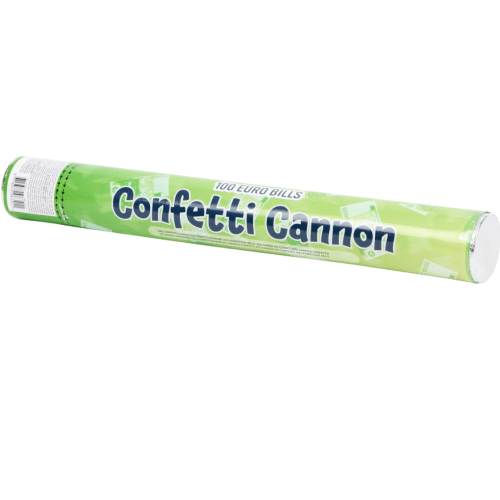 Confetti cannon 100 euro bills