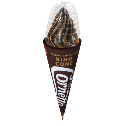 Cornetto chocolate king cone 260ml