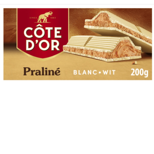 Côte ď or praline blanc wit 200g