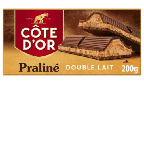 Côte ď or praline double lait 200g