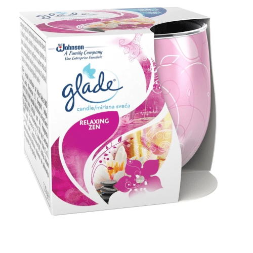 Glade relaxing zen candle
