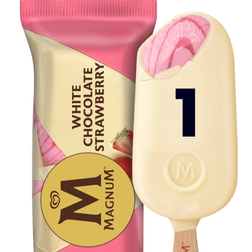 Magnum White chocolat strawberry