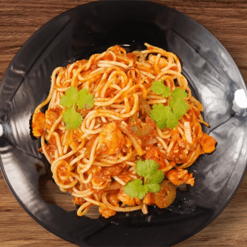 Pasta bolognaise de-lux