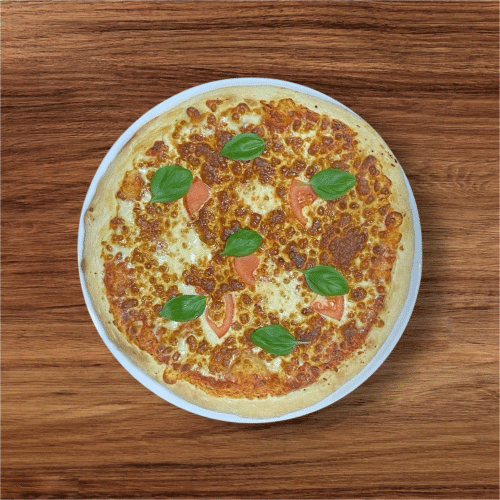 Pizza mozzarella basilico