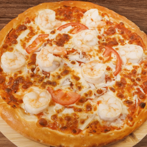 Pizza scampi
