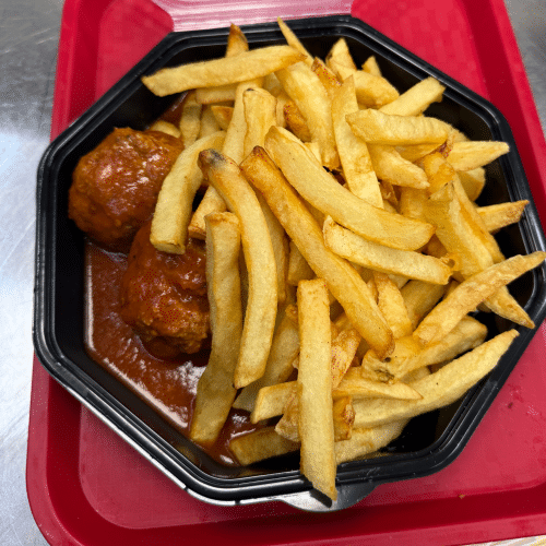 Assiette boulettes sauce tomate maison