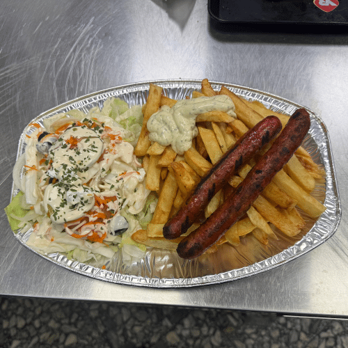 Assiette merguez maison (2pièces)