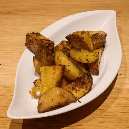 Patates sto fourno ovengebakken aardappelschijfjes