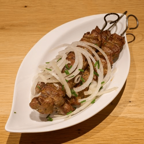 Grill gebakken souvlaki kip