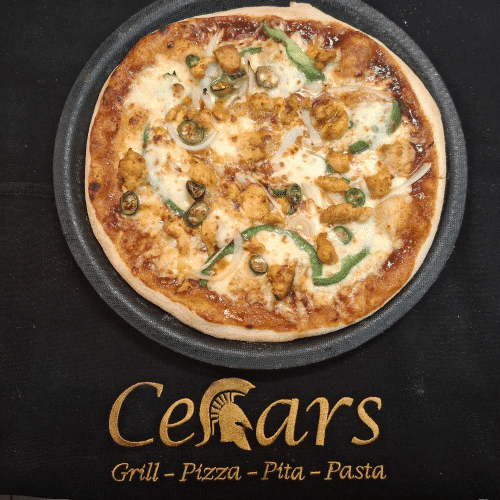 Pizza bbq hot medium