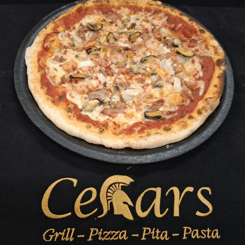 Pizza frutti di mare medium