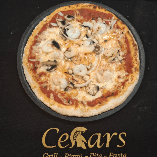 Pizza scampi's medium