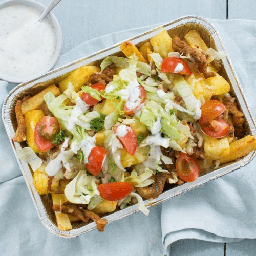 Kapsalon felafel (vege)