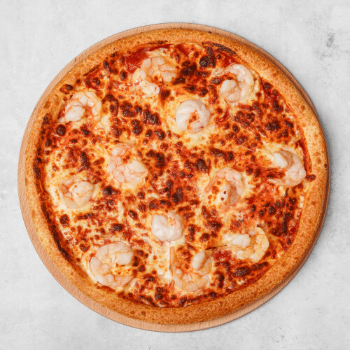 Pizza scampi medium