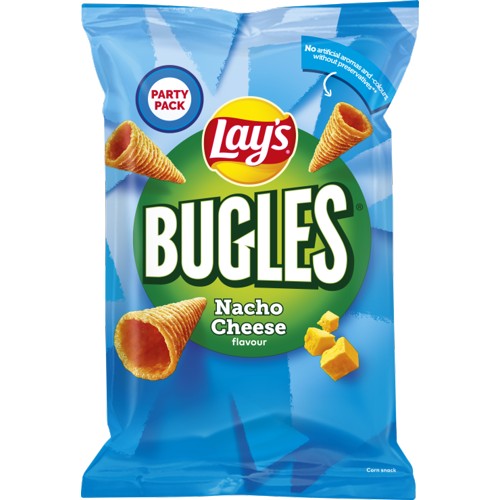 Lay's Bugles Corn Snack Nacho Cheese Flavour