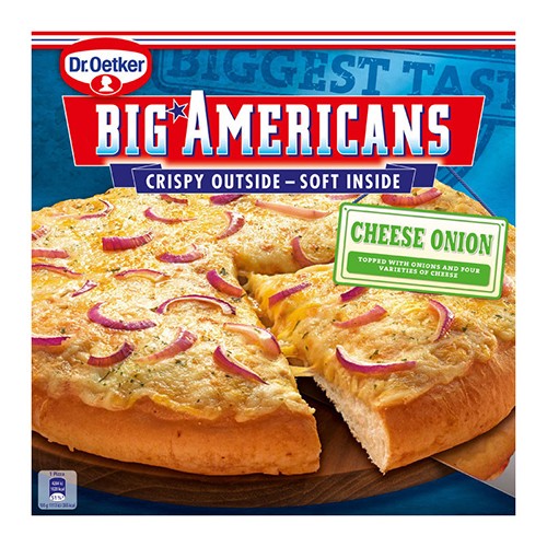Dr. Oetker Pizza Big Americans Cheese Onion 385 g