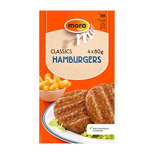 Mora Hamburgers Classics 4 x 80 g