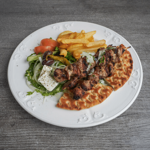 Pita souvlaki