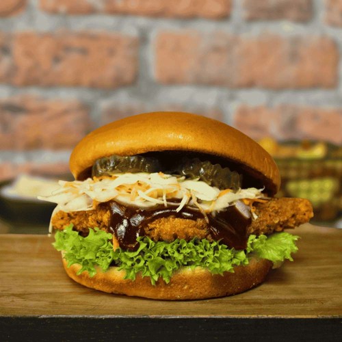 Houston Chicken Burger 180G Menu