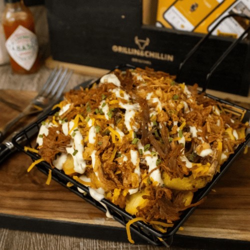 Peppery Brisket Potatoes